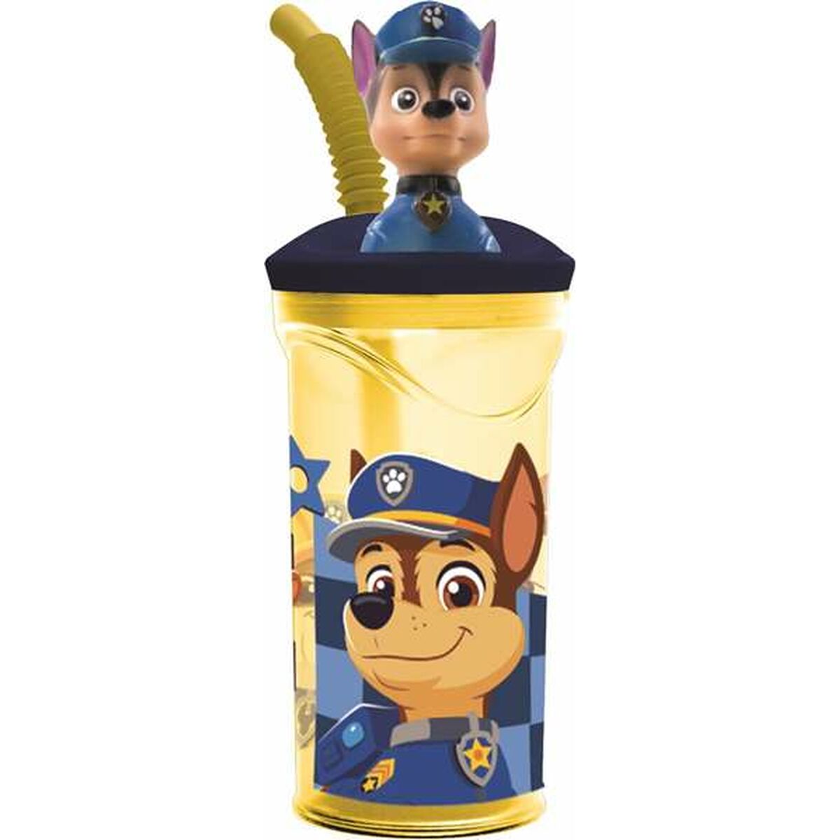 Cup with Straw The Paw Patrol Boy Rescue Pups 360 ml Cup with Straw The Paw Patrol Boy Rescue Pups 360 ml