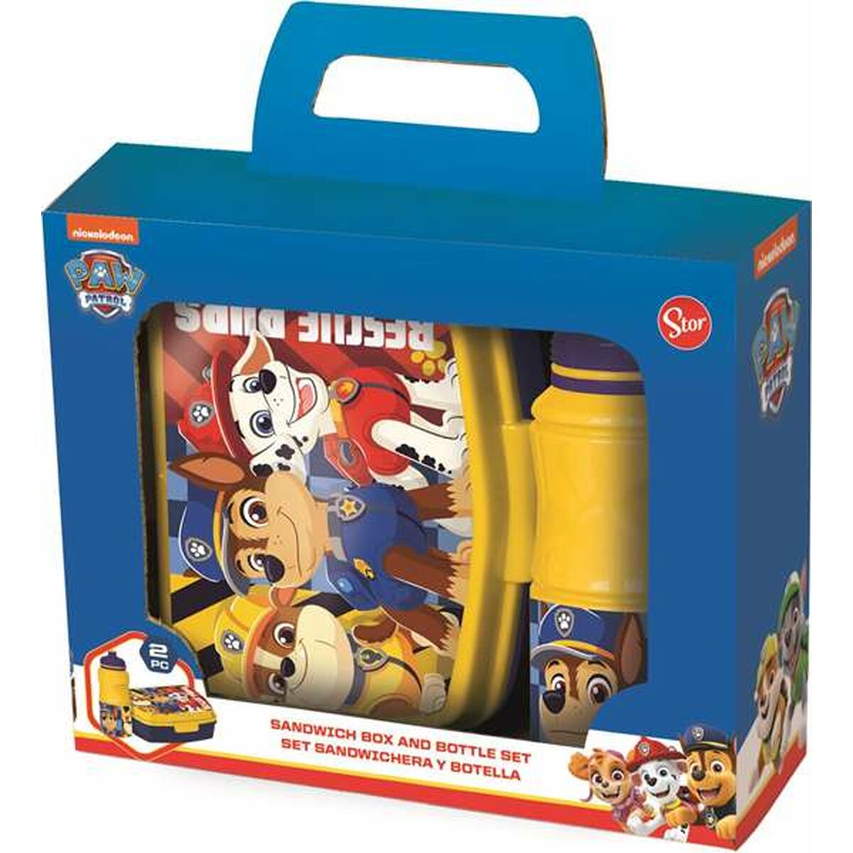Picnic Holder and Bottle Included The Paw Patrol Boy Rescue Pups