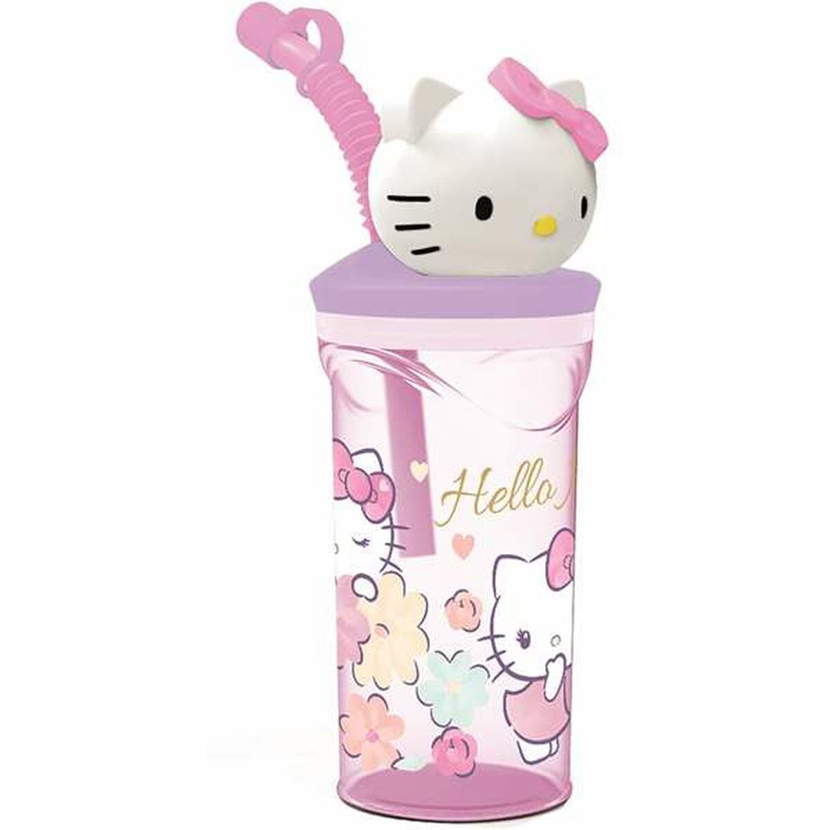 Cup with Straw Hello Kitty 360 ml Cup with Straw Hello Kitty 360 ml