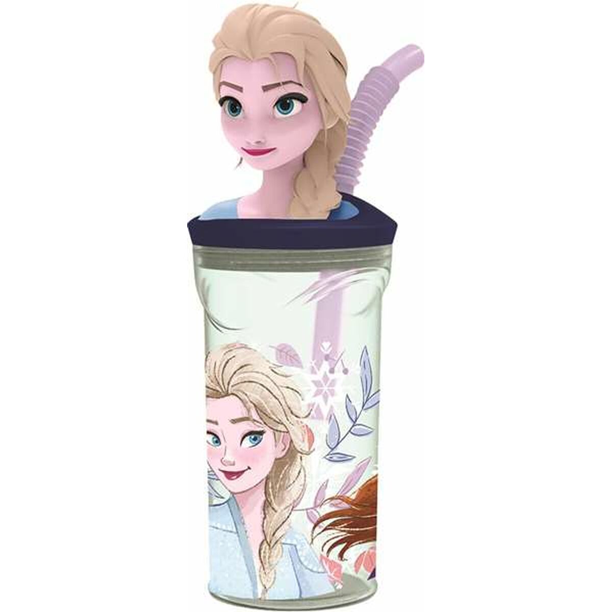 Cup with Straw Frozen Snowy Tale 360 ml Cup with Straw Frozen Snowy Tale 360 ml