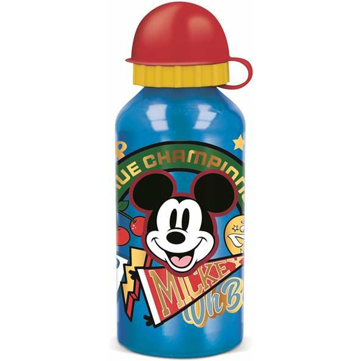 Water bottle Mickey Mouse True Champions Aluminium 400 ml Water bottle Mickey Mouse True Champions Aluminium 400 ml