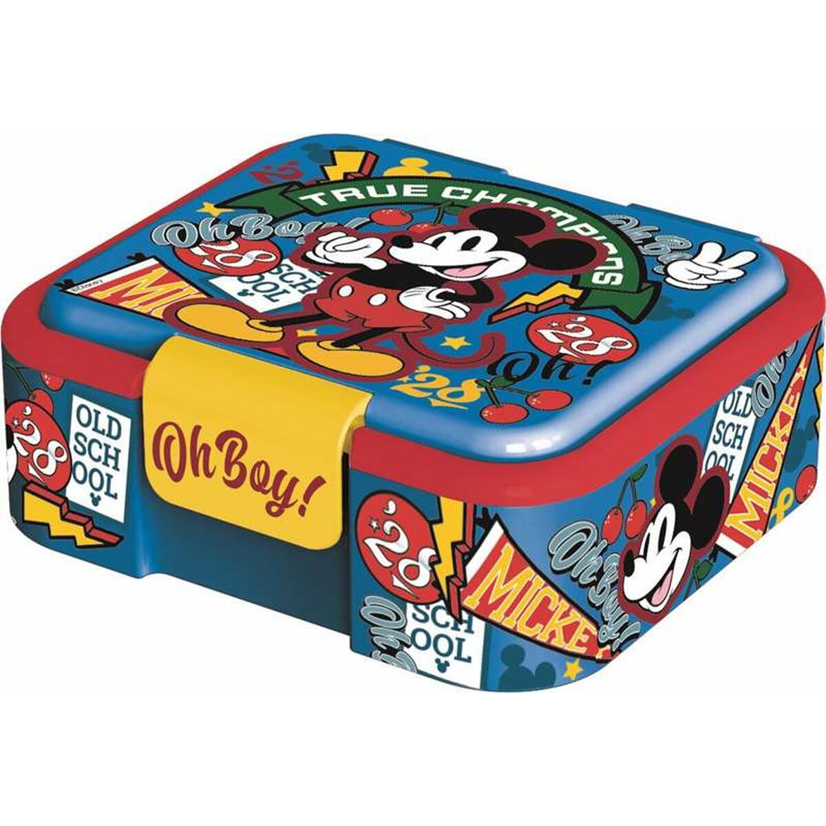 Sandwich Box Mickey Mouse True Champions 18 x 16 x 6,5 cm Sandwich Box Mickey Mouse True Champions 18 x 16 x 6,5 cm