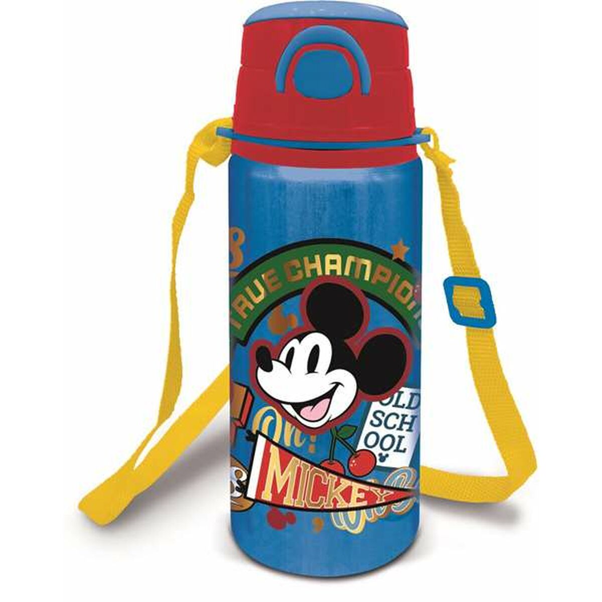 Water bottle Mickey Mouse True Champions Aluminium 730 ml Water bottle Mickey Mouse True Champions Aluminium 730 ml