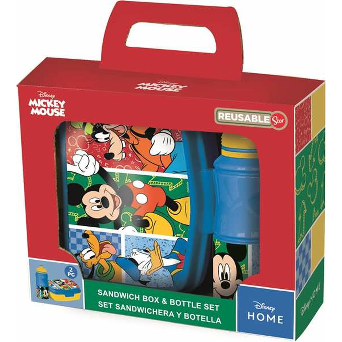 Picnic Holder and Bottle Included Mickey Mouse Mickey Has Fun Picnic Holder and Bottle Included Mickey Mouse Mickey Has Fun