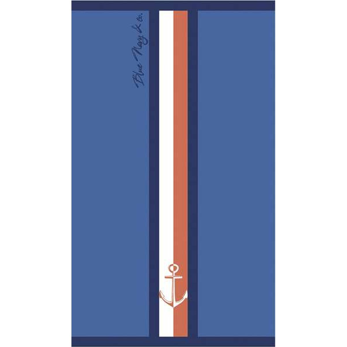 Beach Towel Secaneta Portals Navy Blue 90 x 165 cm Jacquard Beach Towel Secaneta Portals Navy Blue 90 x 165 cm Jacquard