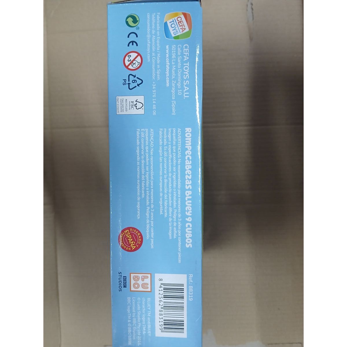 Puzzle Cefatoys 9 Pieces 21 x 22 x 6 cm