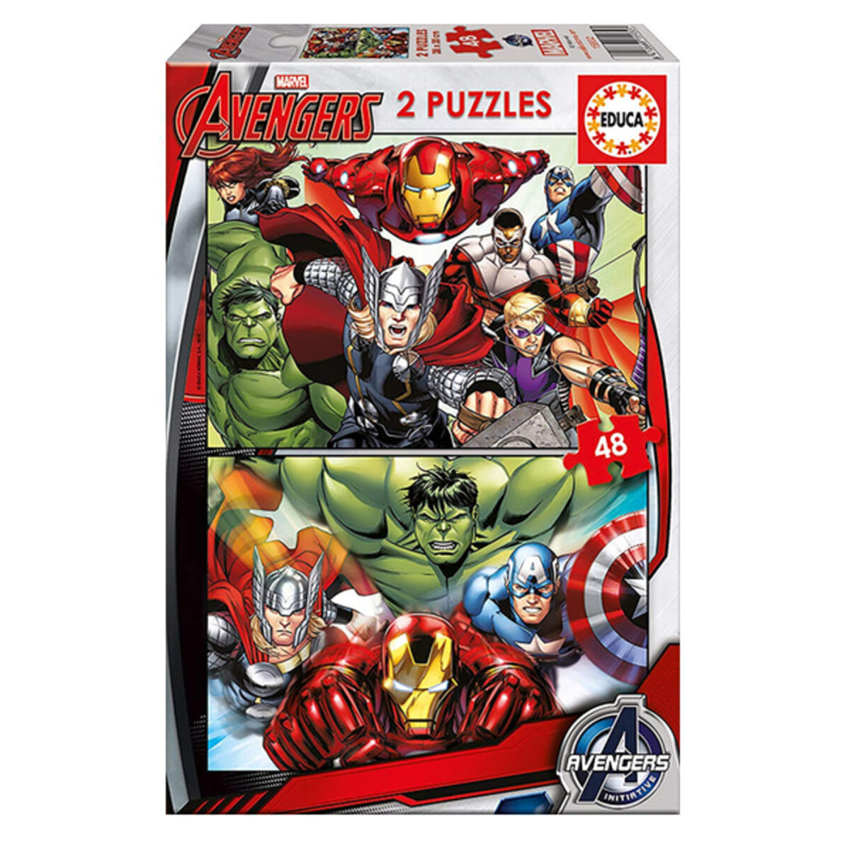 Child’s Puzzle Marvel Avengers Educa (2 x 48 pcs)