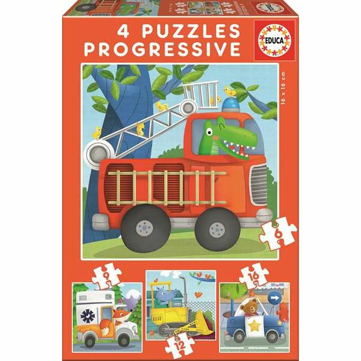 Puzzle Educa Patrol 6 Pieces (43 pcs) Puzzle Educa Patrol 6 Pieces (43 pcs)