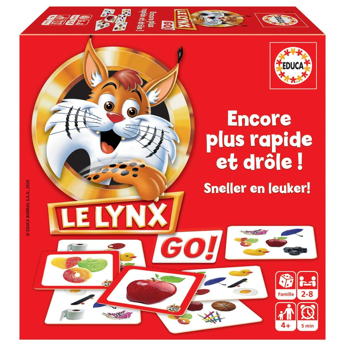 Board game Educa 18716 Le Lynx Go! (FR) Board game Educa 18716 Le Lynx Go! (FR)