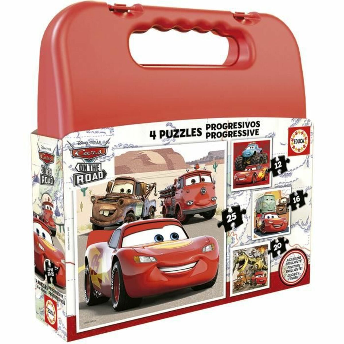 4-Puzzle Set Cars On the Road 73 Pieces 4-Puzzle Set Cars On the Road 73 Pieces