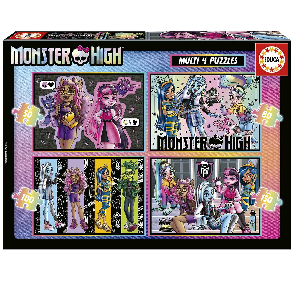 Puzzle Educa Monster High Multipuzzle Puzzle Educa Monster High Multipuzzle