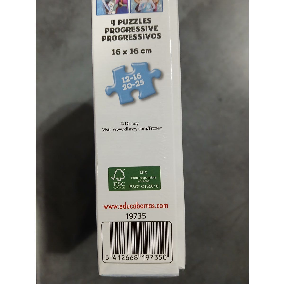 Puzzle Frozen Progressive difficulty