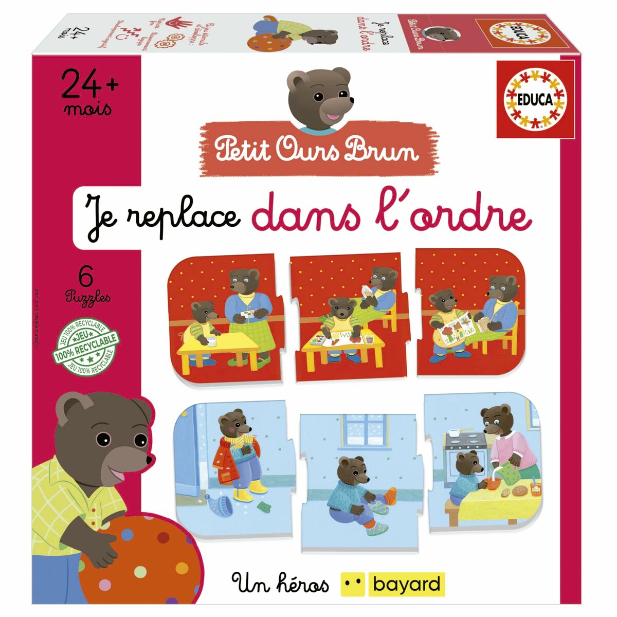 Educational Game Educa Je replace dans lÂ´ordre (FR)