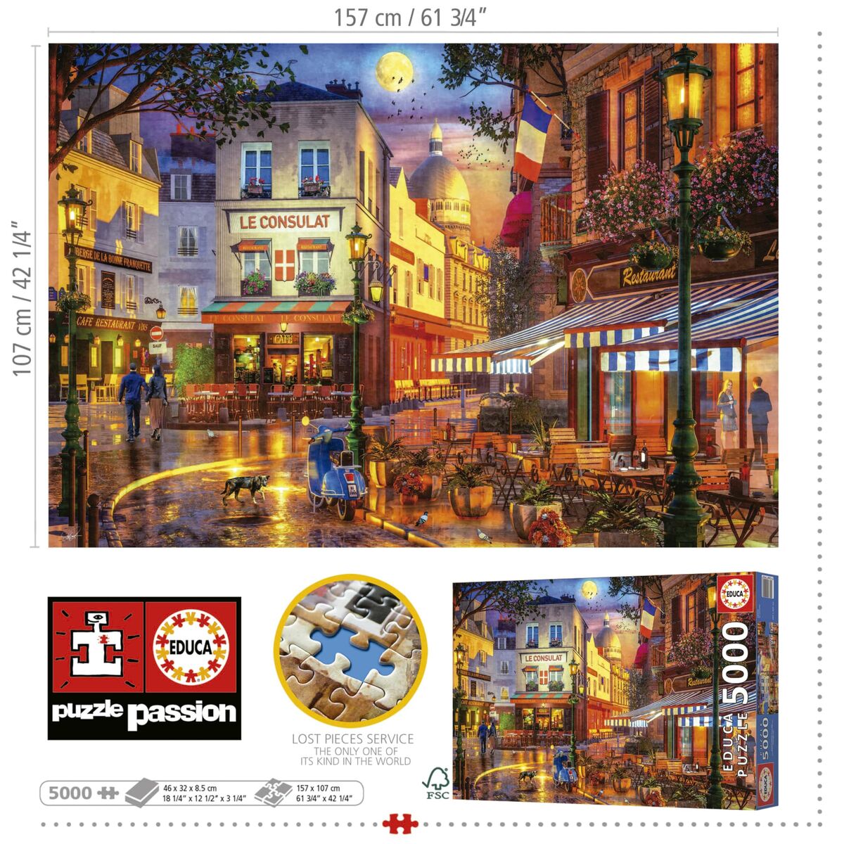 Puzzle Educa Le Consulat 5000 Pieces