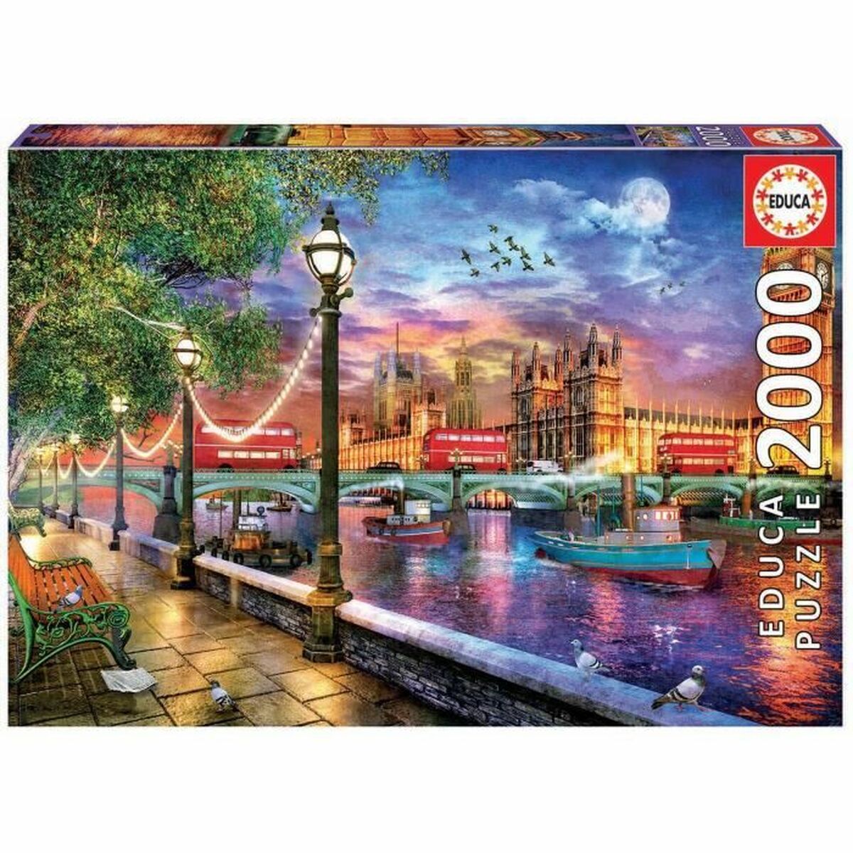 Puzzle Educa London at sunset 19046 2000 Pieces Puzzle Educa London at sunset 19046 2000 Pieces