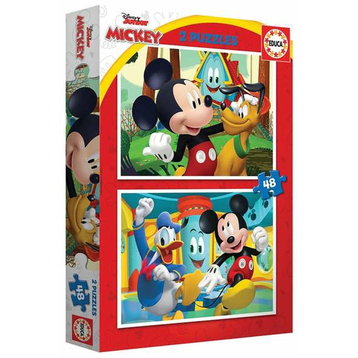 Puzzle Educa Mickey Mouse Fun House 2 x 48 Puzzle Educa Mickey Mouse Fun House 2 x 48