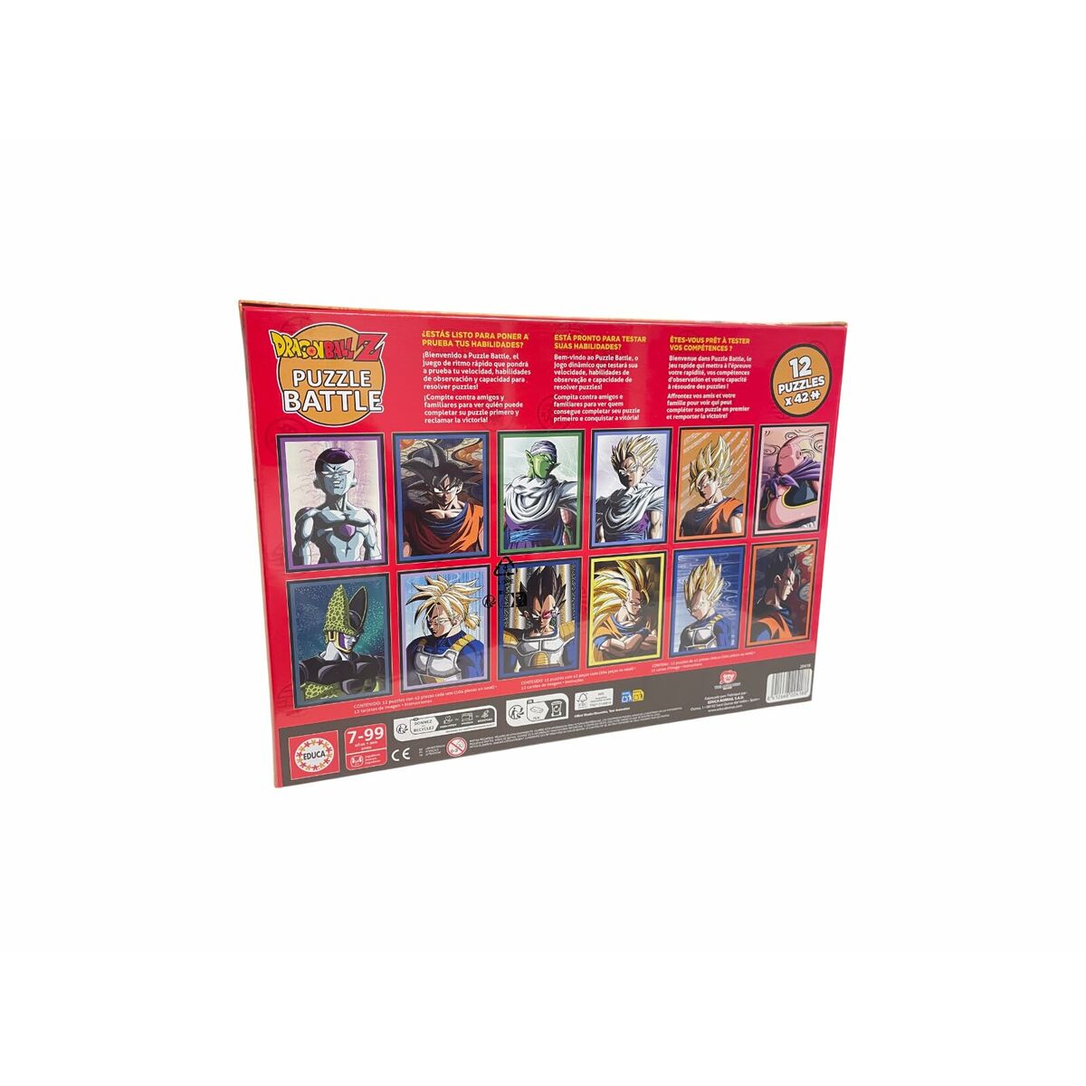 Puzzle Educa Batalla Dragon Ball Z (12 Units)