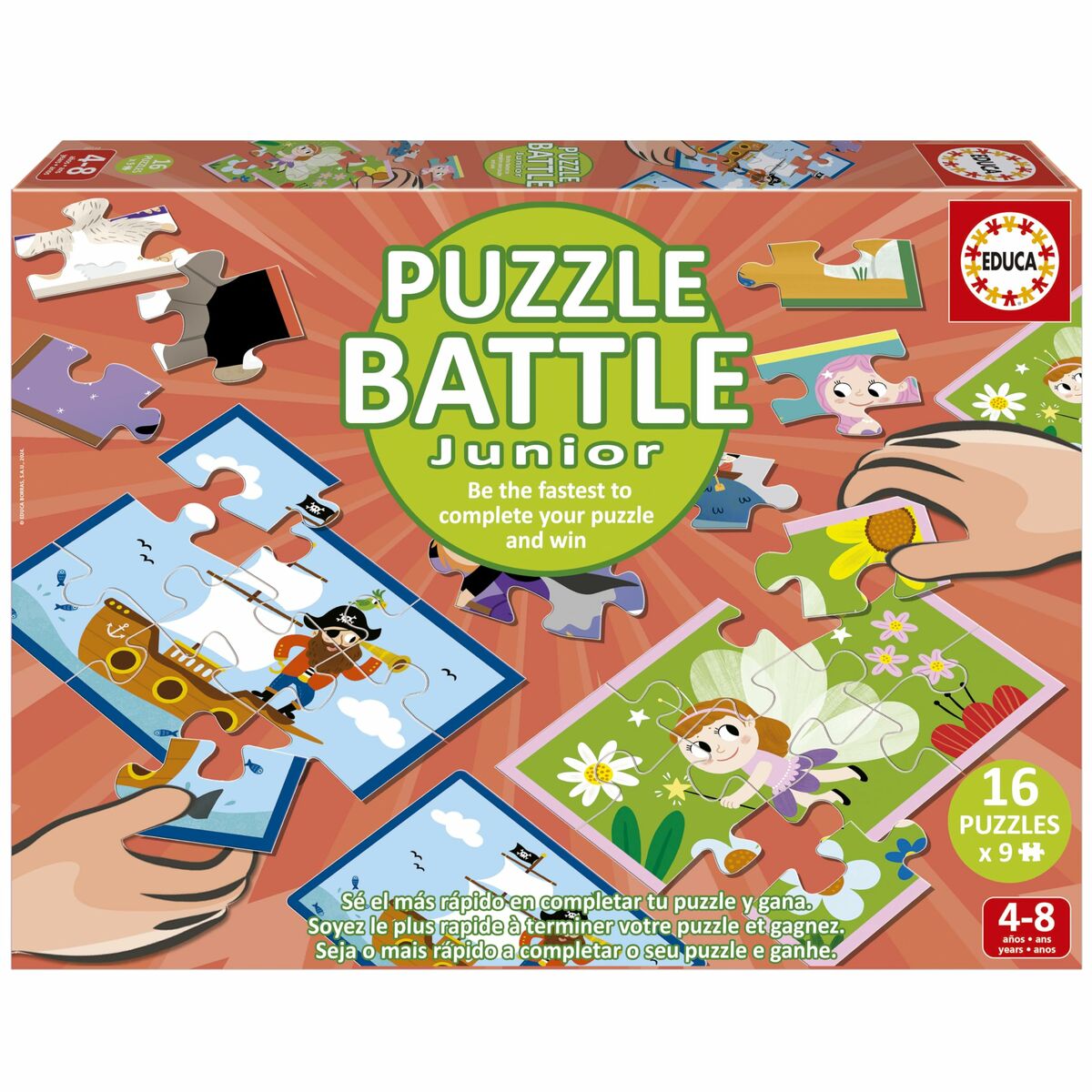 Puzzle Educa Battle Jr Fantasy 144 Pieces