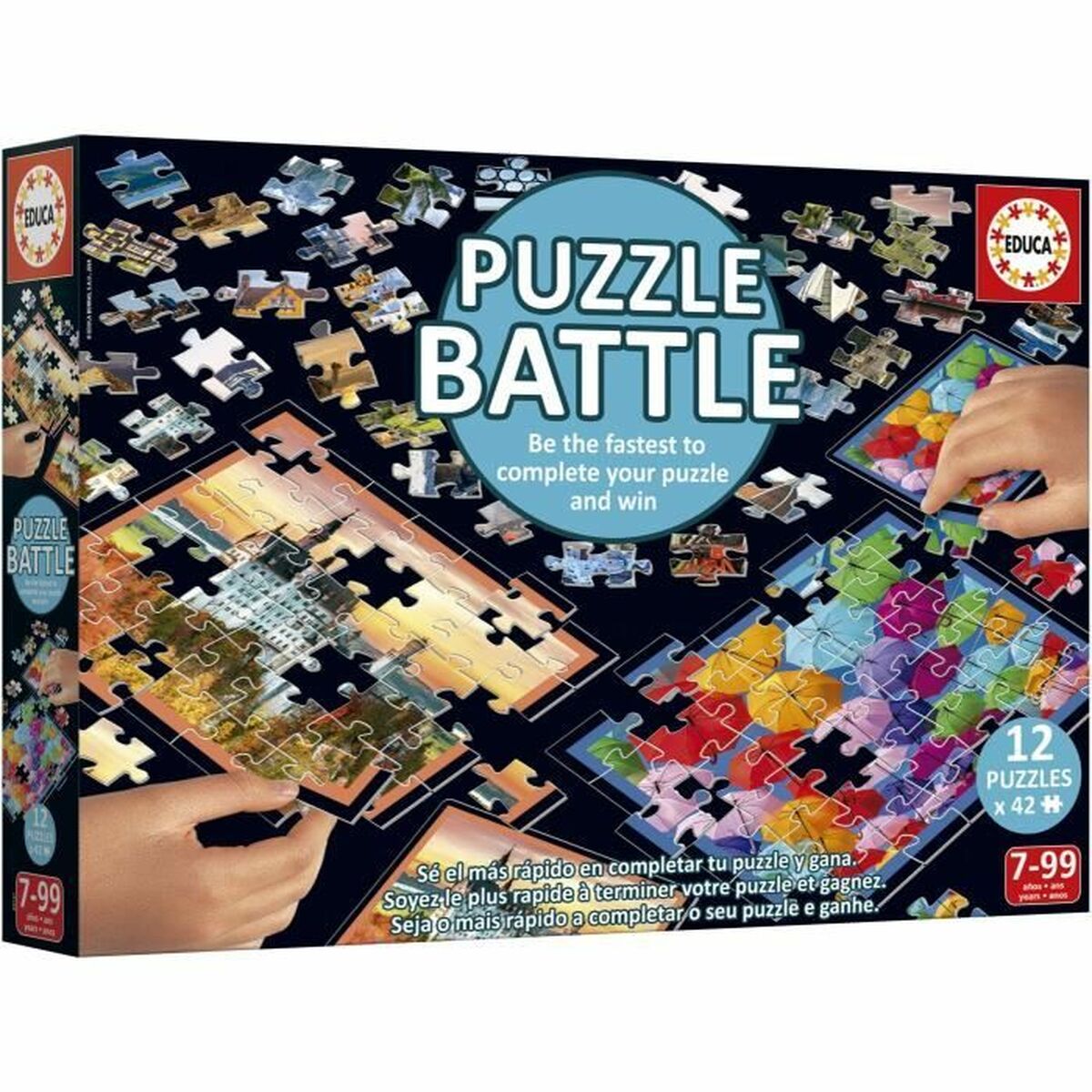 Puzzle Educa Battle Travel 42 Pieces (12 Units)