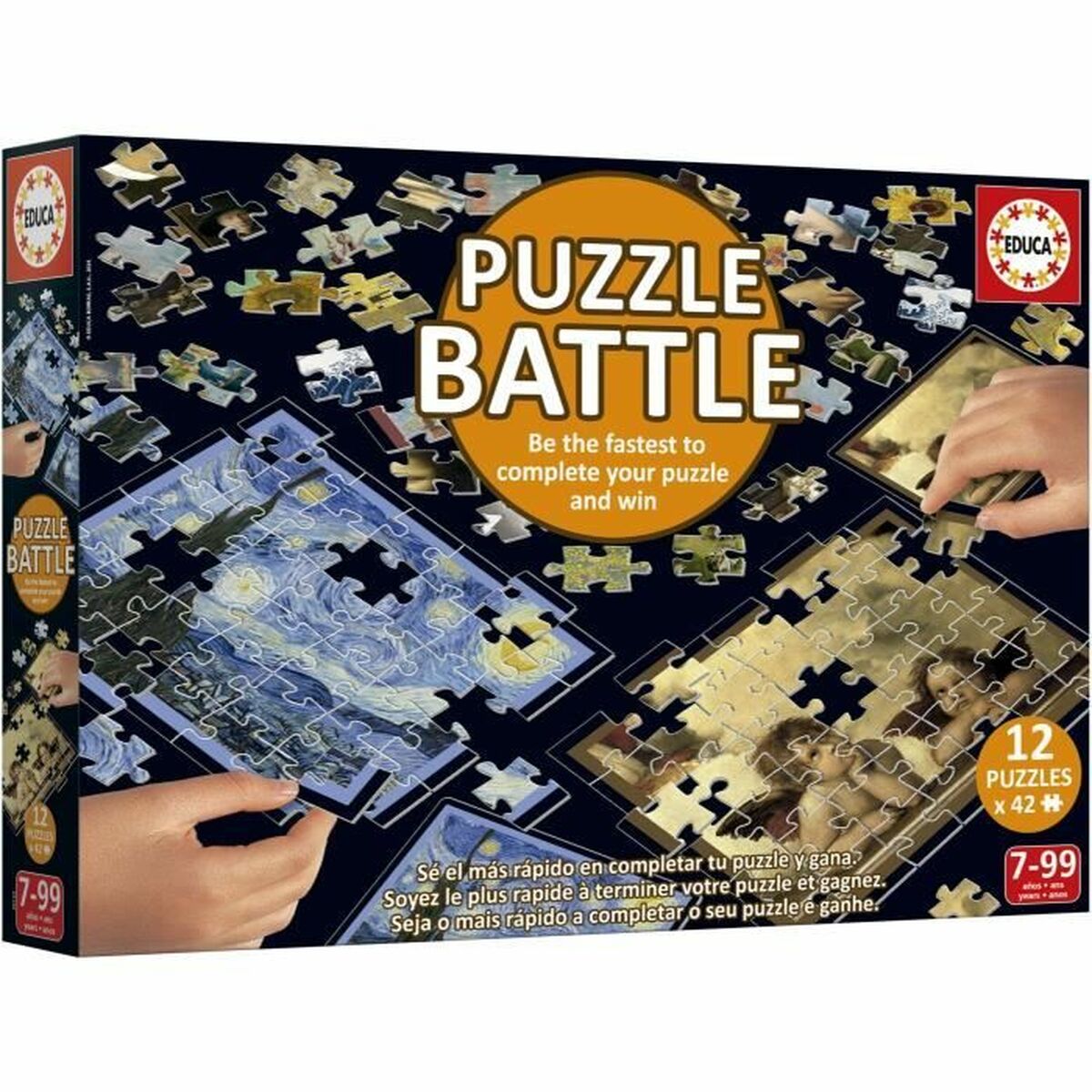 Puzzle Educa Battle Art 42 Pieces (12 Units)