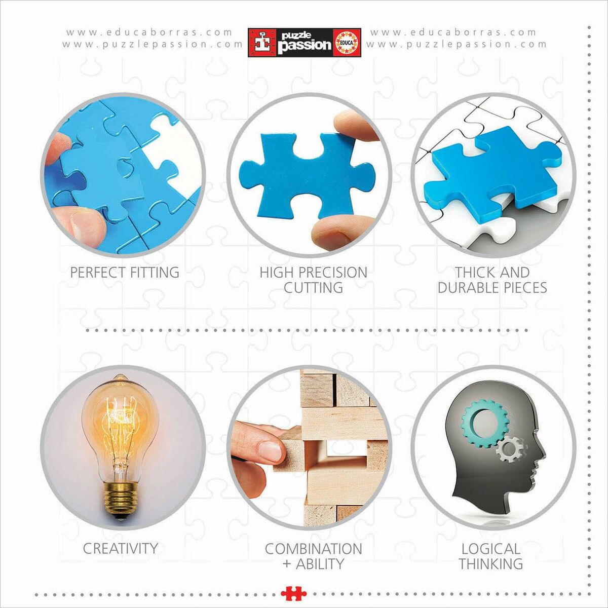 Puzzle Educa Arte en Cubo 36 Pieces 216 Pieces (6 Units)