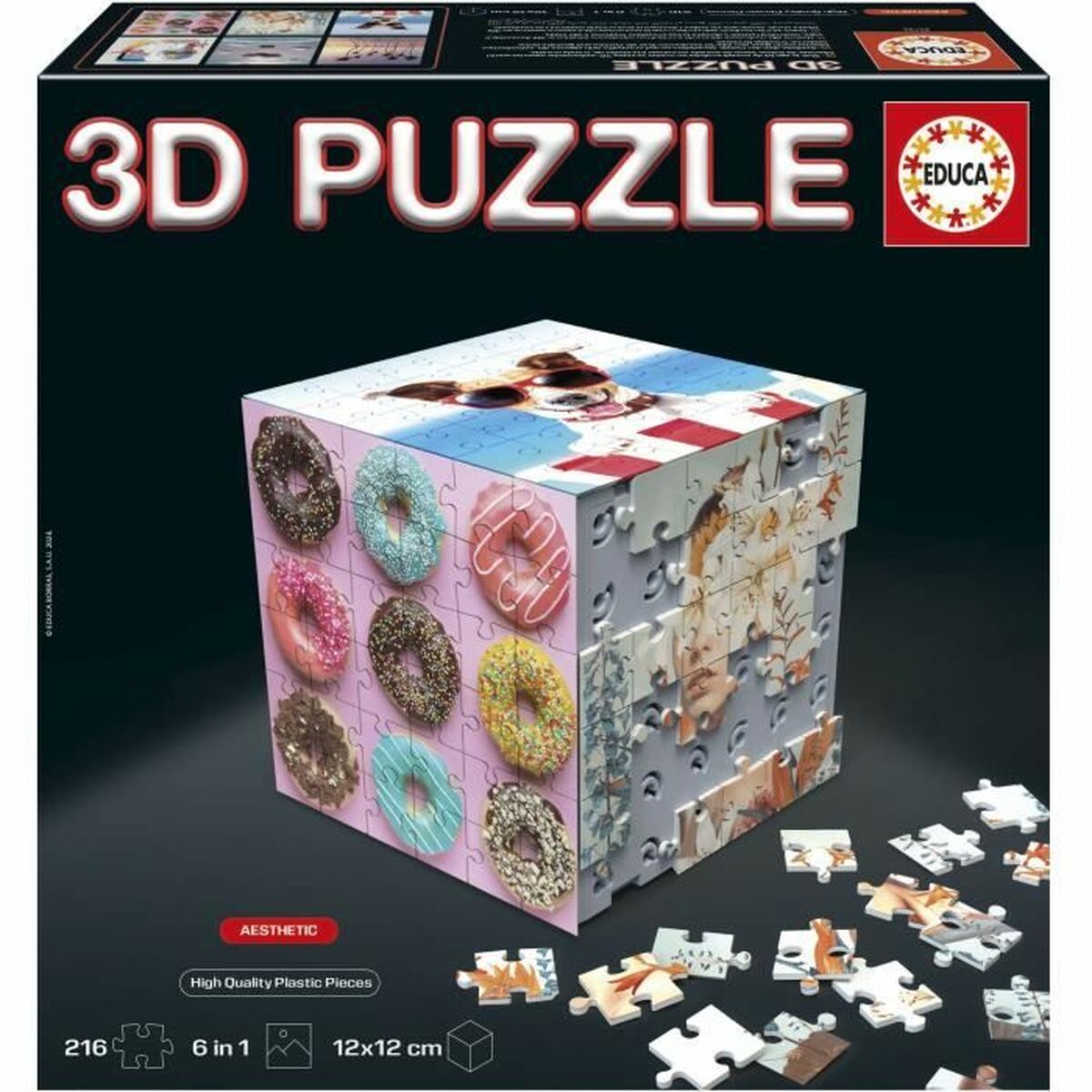 Puzzle Educa 20125 6 Pieces 36 Pieces 216 Pieces (6 Units) Puzzle Educa 20125 6 Pieces 36 Pieces 216 Pieces (6 Units)