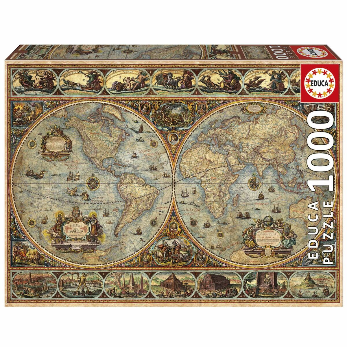 Puzzle Educa Orbis Terrarum 1000 Pieces
