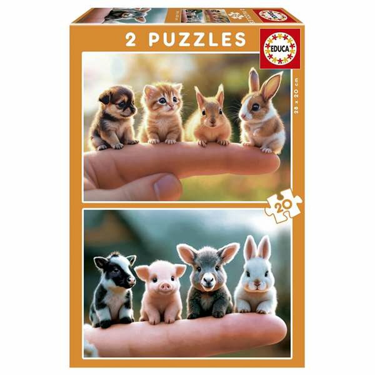 Puzzle Educa Baby Animals (2 Units) Puzzle Educa Baby Animals (2 Units)