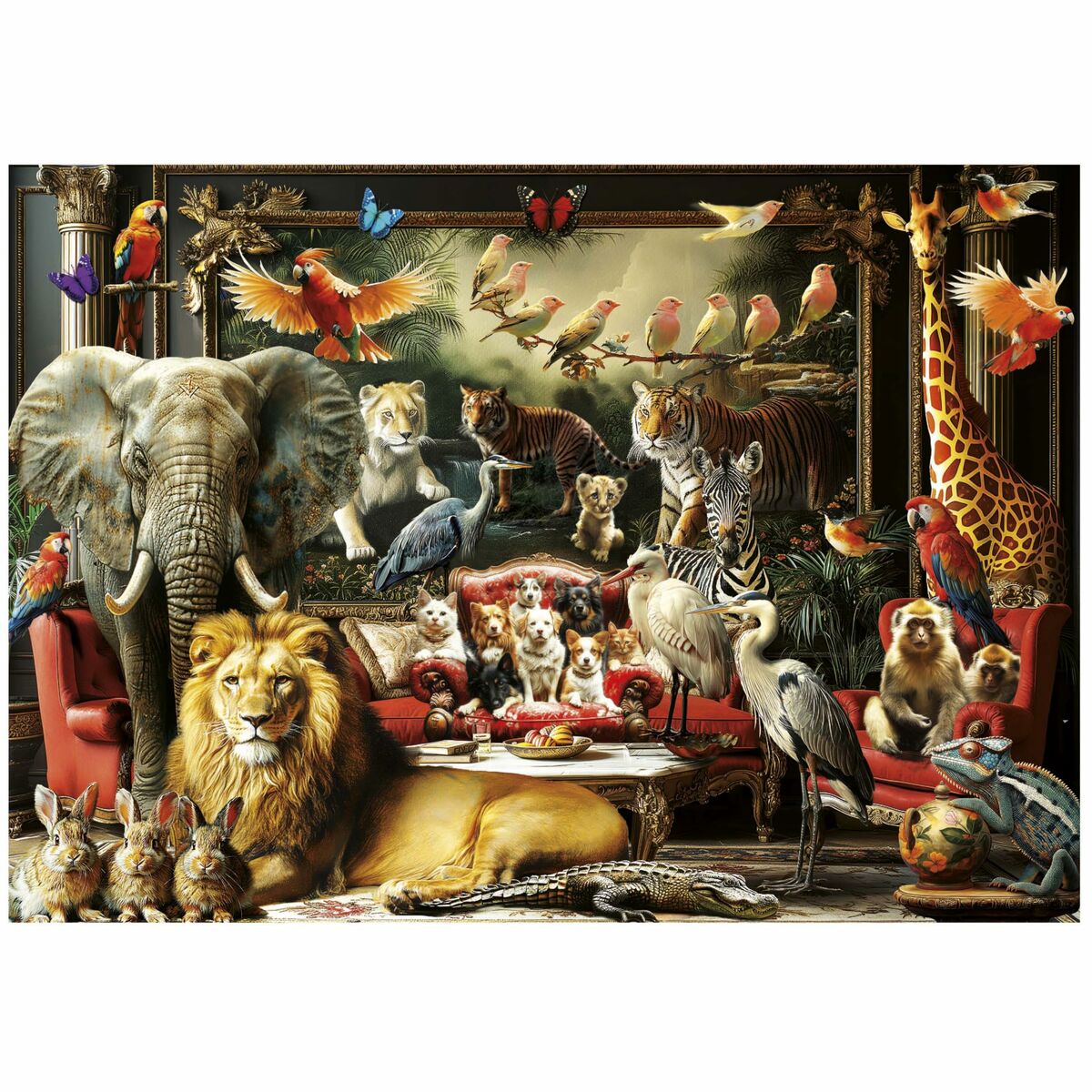 Puzzle Educa La Mansin de los Animales 1500 Pieces