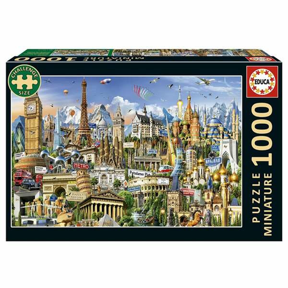 Puzzle Educa Europe Minature 1000 Pieces