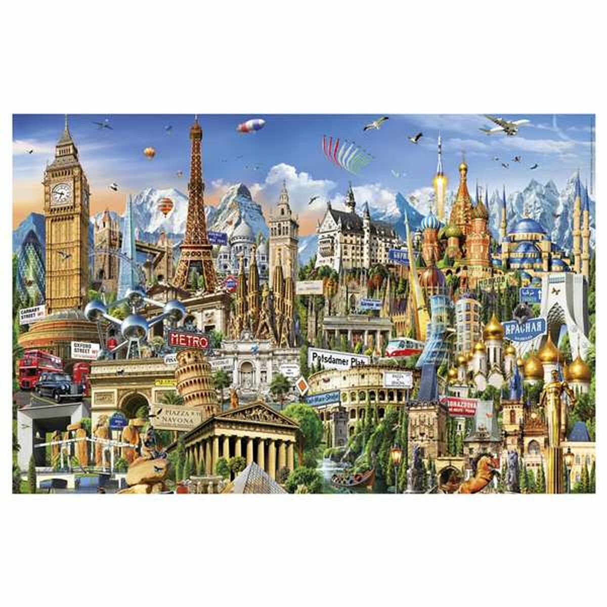 Puzzle Educa Europe Minature 1000 Pieces