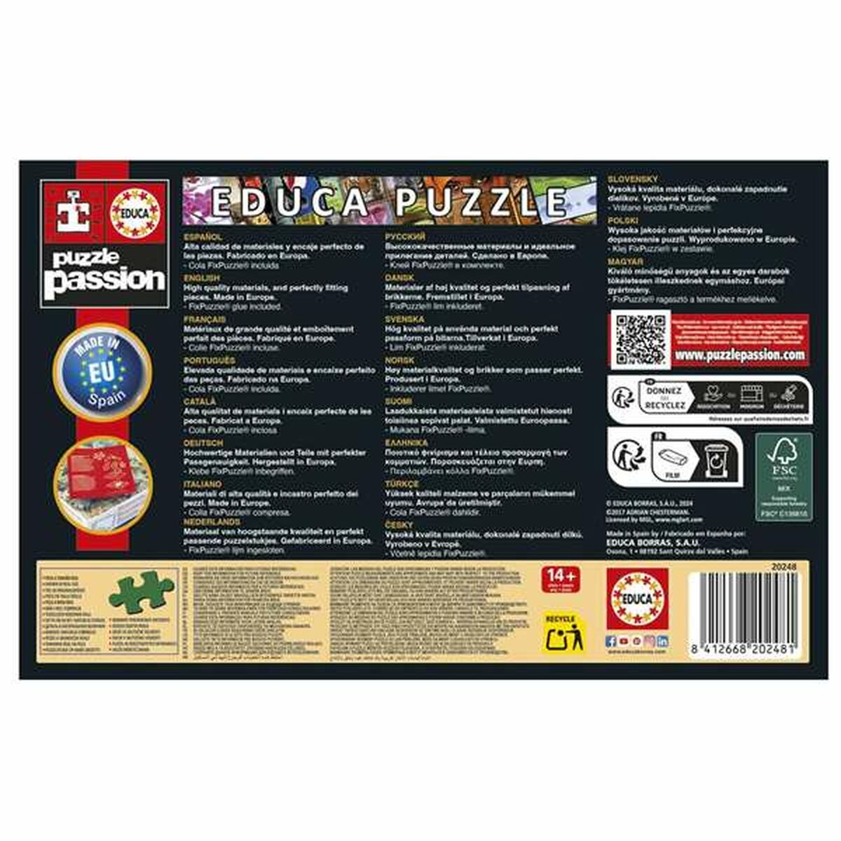 Puzzle Educa Europe Minature 1000 Pieces