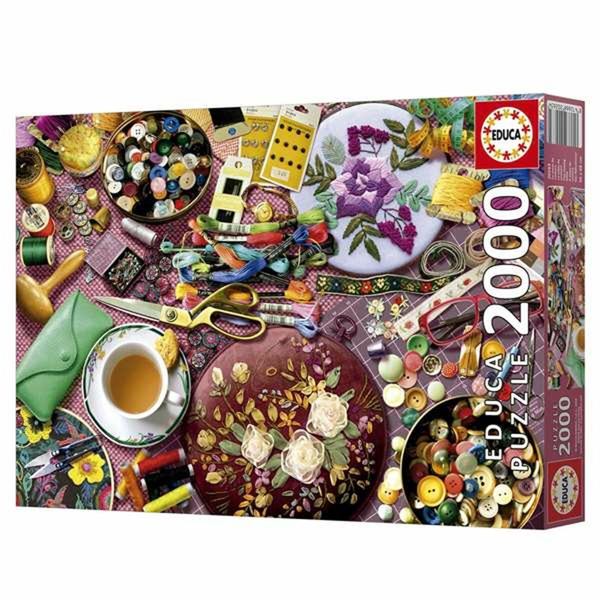 Puzzle Educa The Sewing Table 2000 Pieces Puzzle Educa The Sewing Table 2000 Pieces