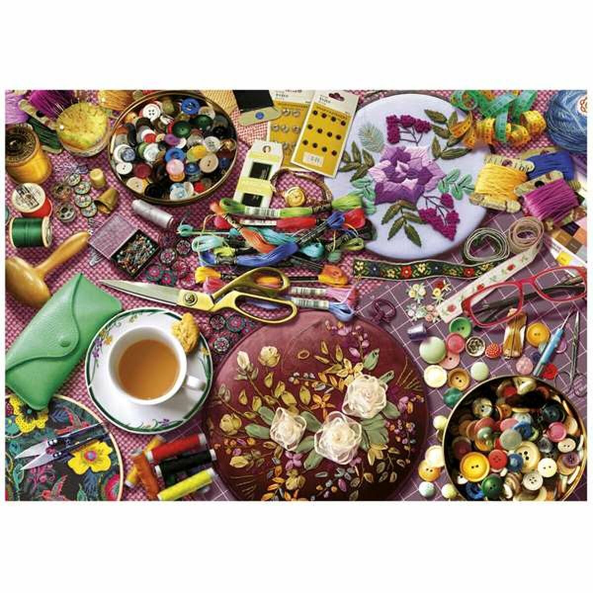 Puzzle Educa The Sewing Table 2000 Pieces
