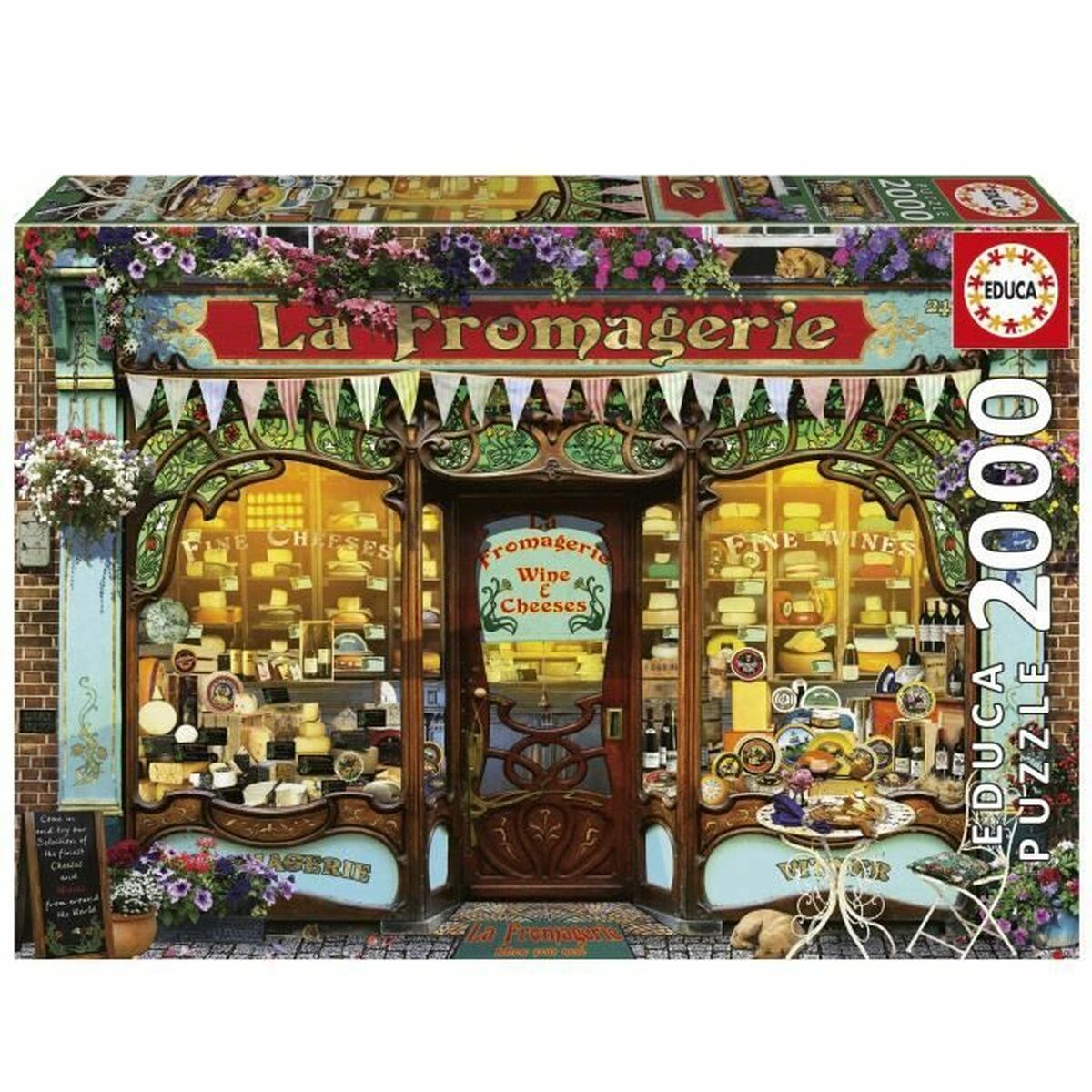Puzzle Educa The fine cheese shop 2000 Pieces