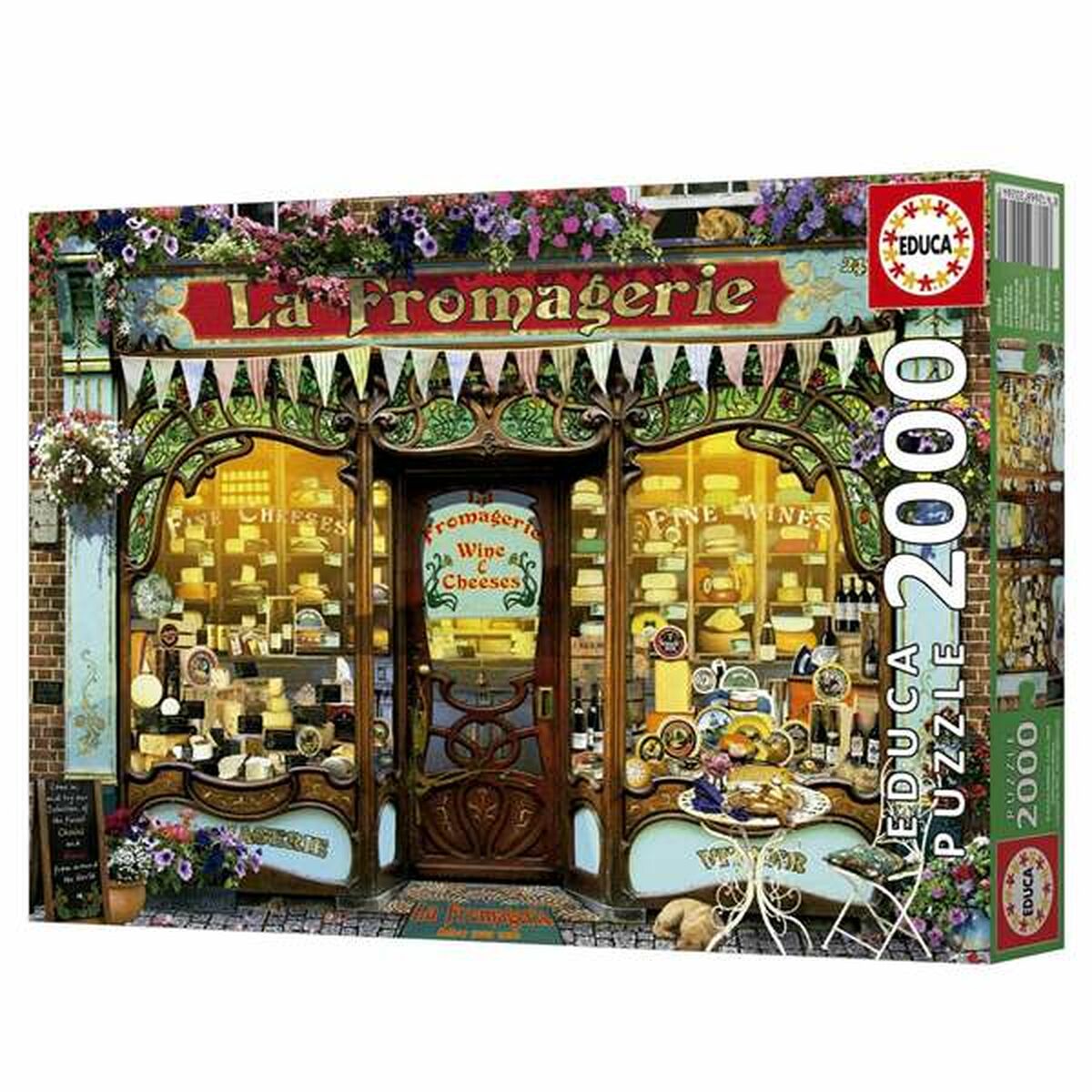 Puzzle Educa The fine cheese shop 2000 Pieces