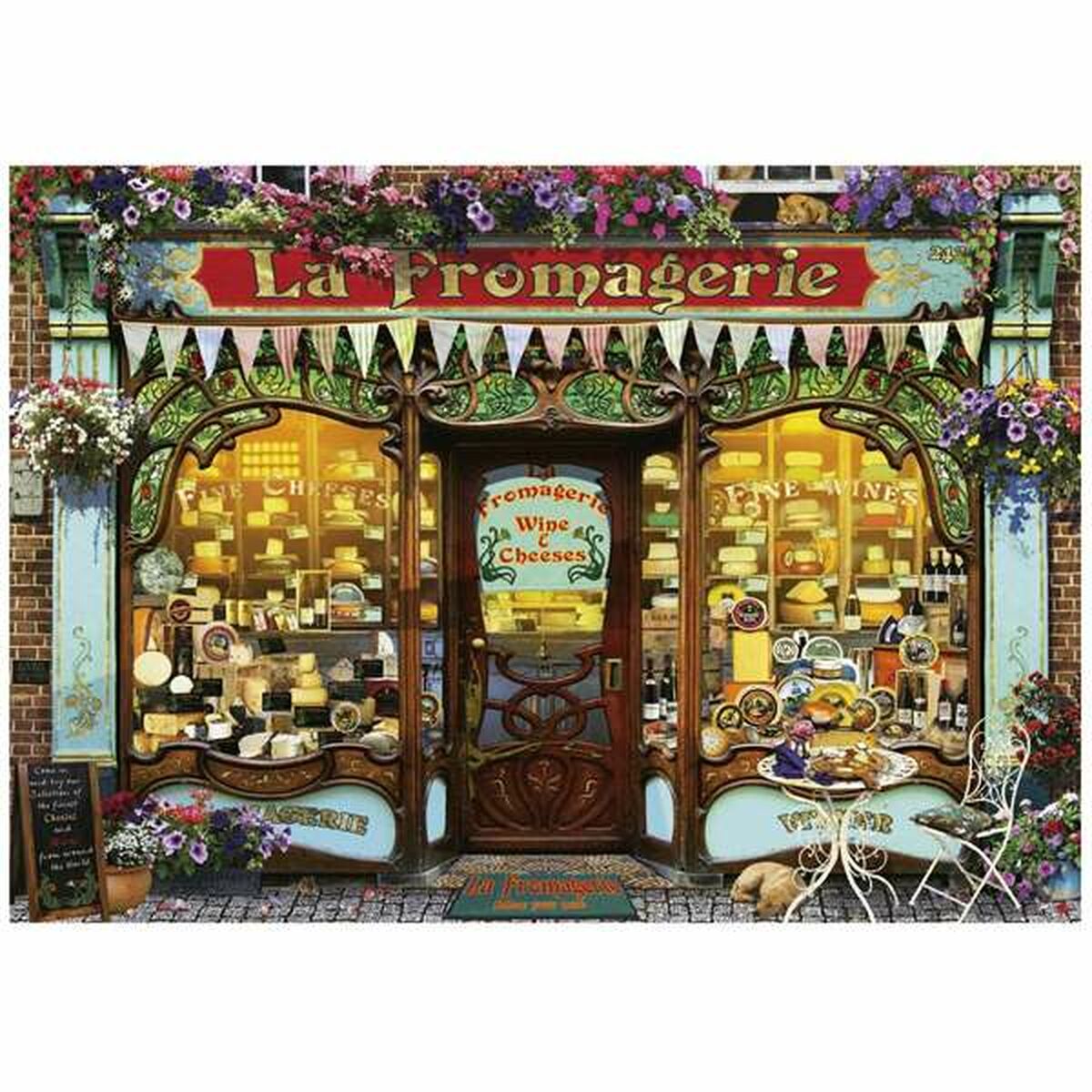 Puzzle Educa The fine cheese shop 2000 Pieces