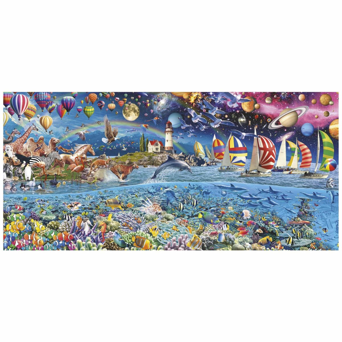 Puzzle Educa Panorama de la Vida 3000 Pieces