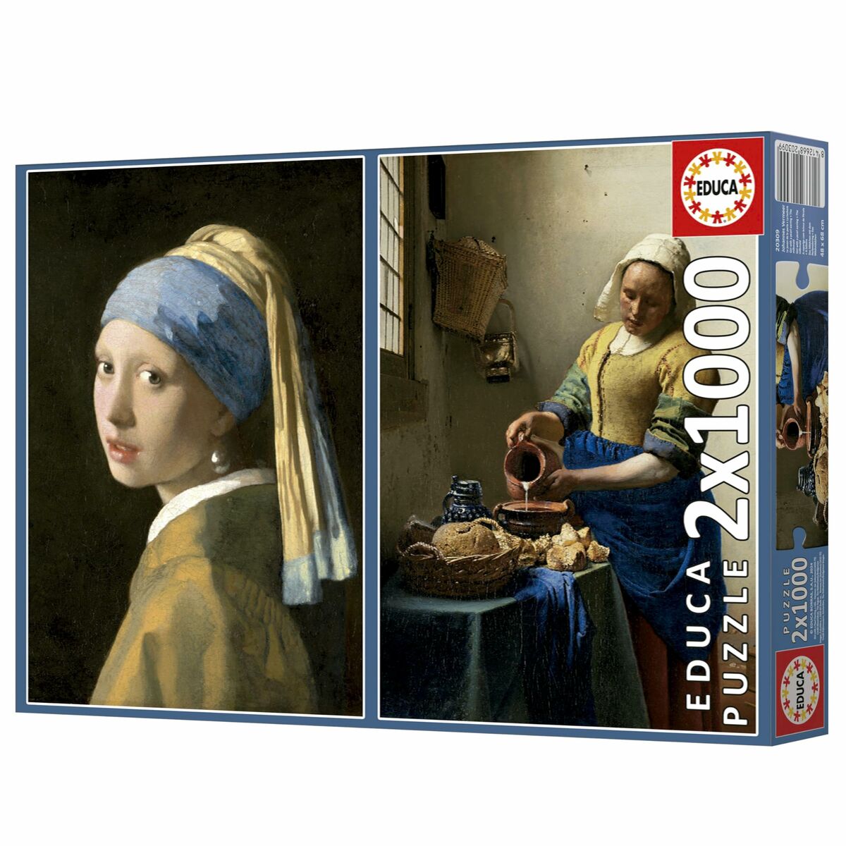 Puzzle Educa Vermeer 1000 Pieces (2 Units)