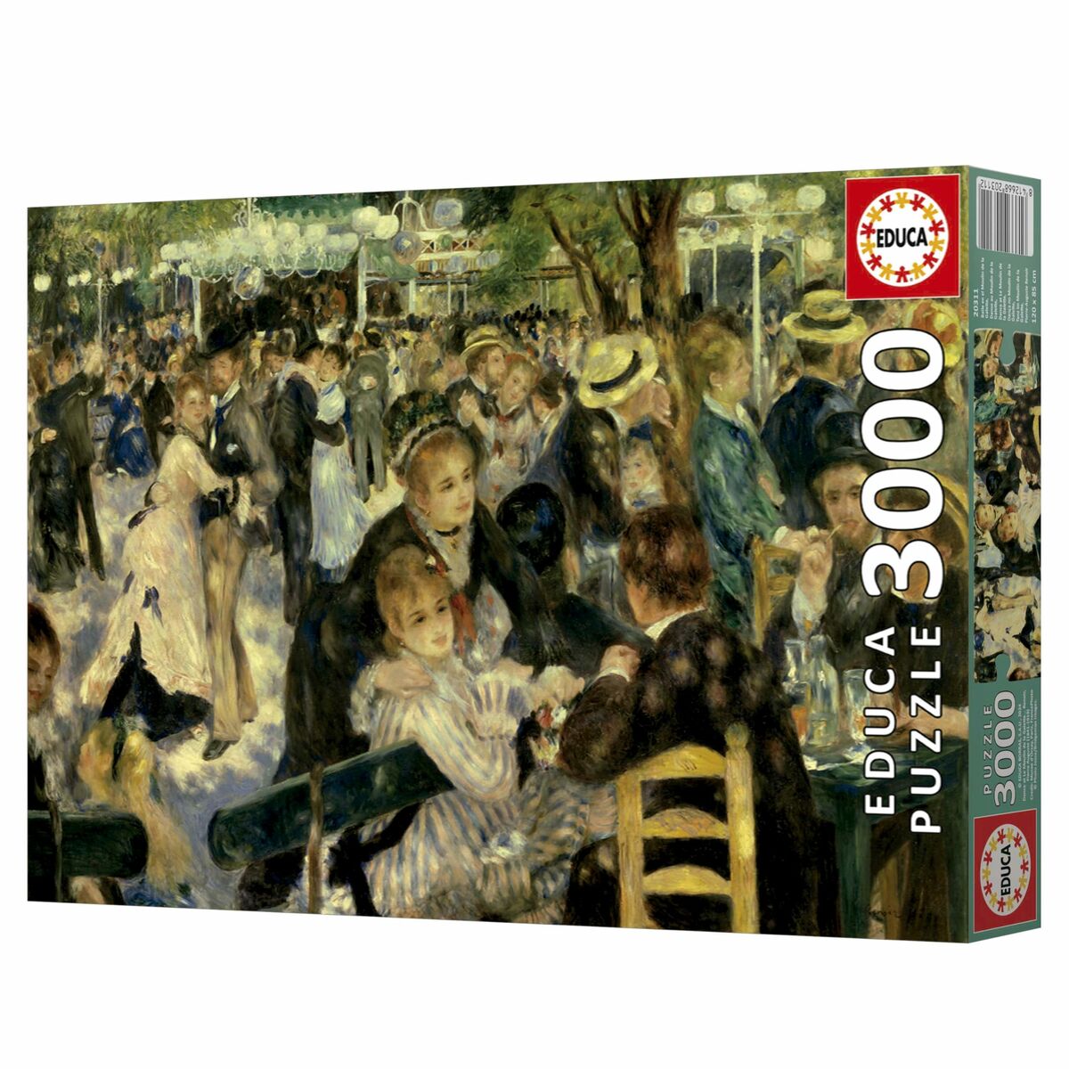 Puzzle Educa Baile en el Moulin De La Galette 3000 Pieces