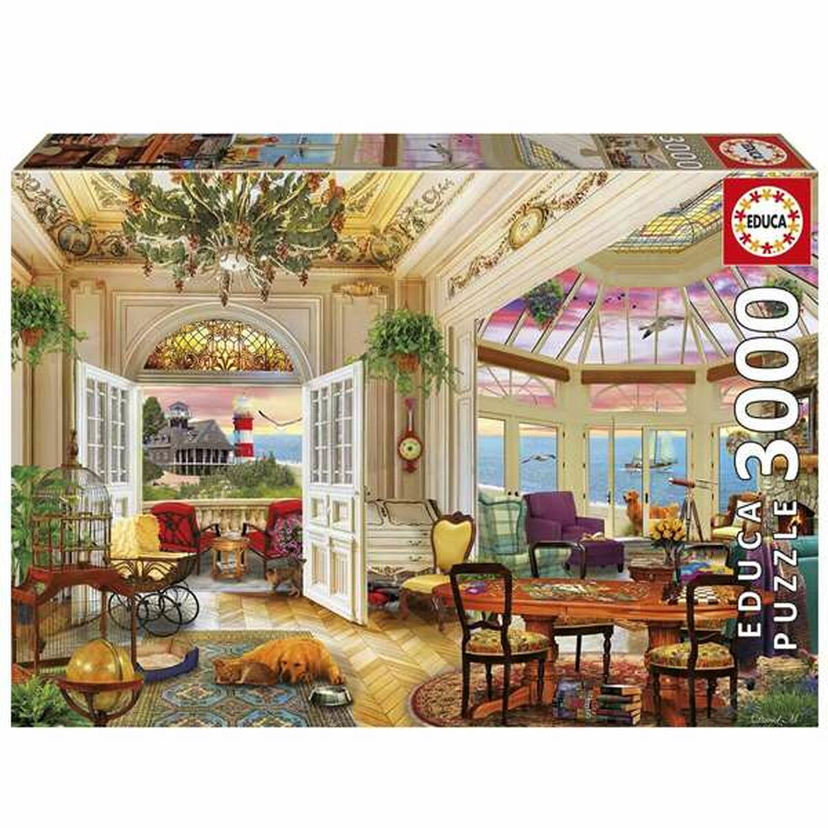 Puzzle Educa Life in the Coast 3000 Pieces Puzzle Educa Life in the Coast 3000 Pieces