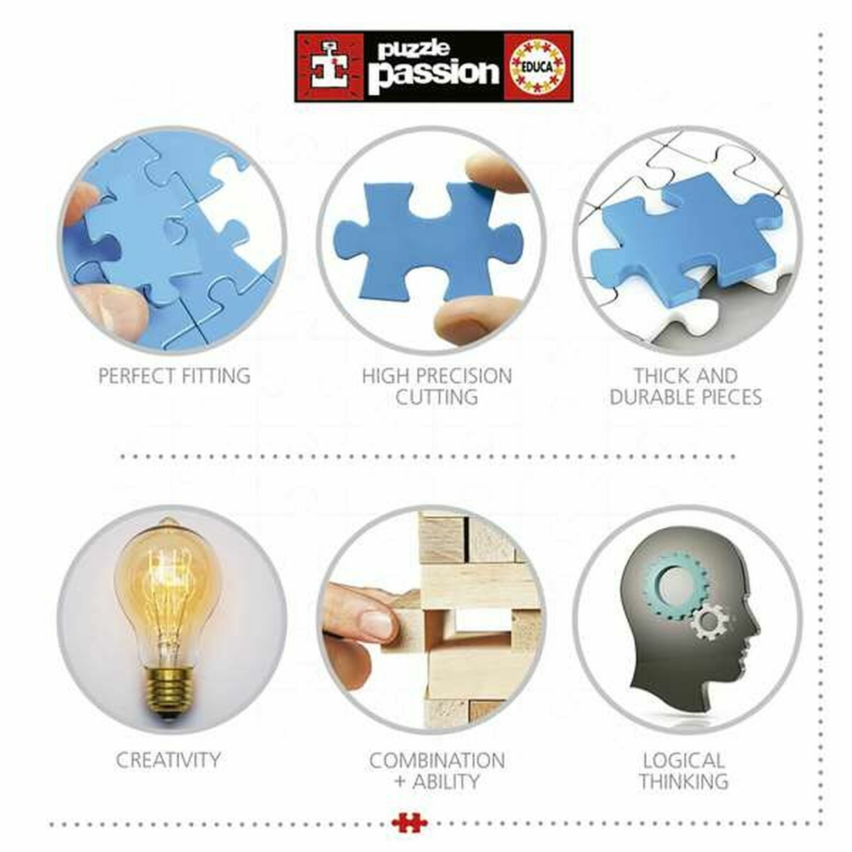 2-Puzzle Set Educa Bluey (2 Units)