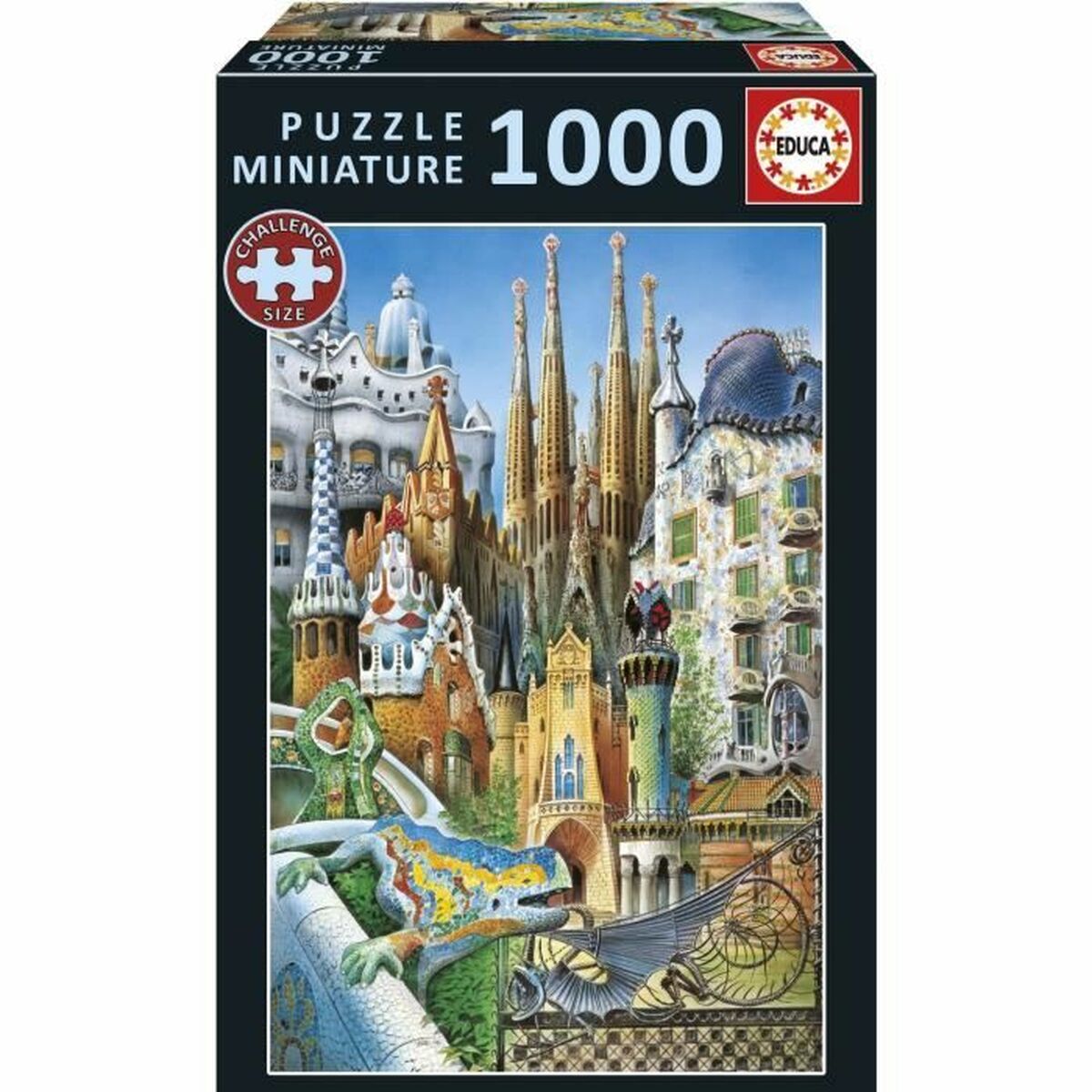 Puzzle Educa Gaud, Collage Miniatura 1000 Pieces