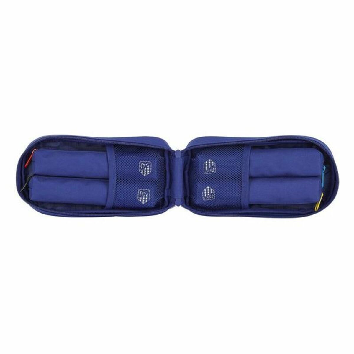 Backpack Pencil Case AtlÃ©tico Madrid In blue Navy Blue 12 x 23 x 5 cm