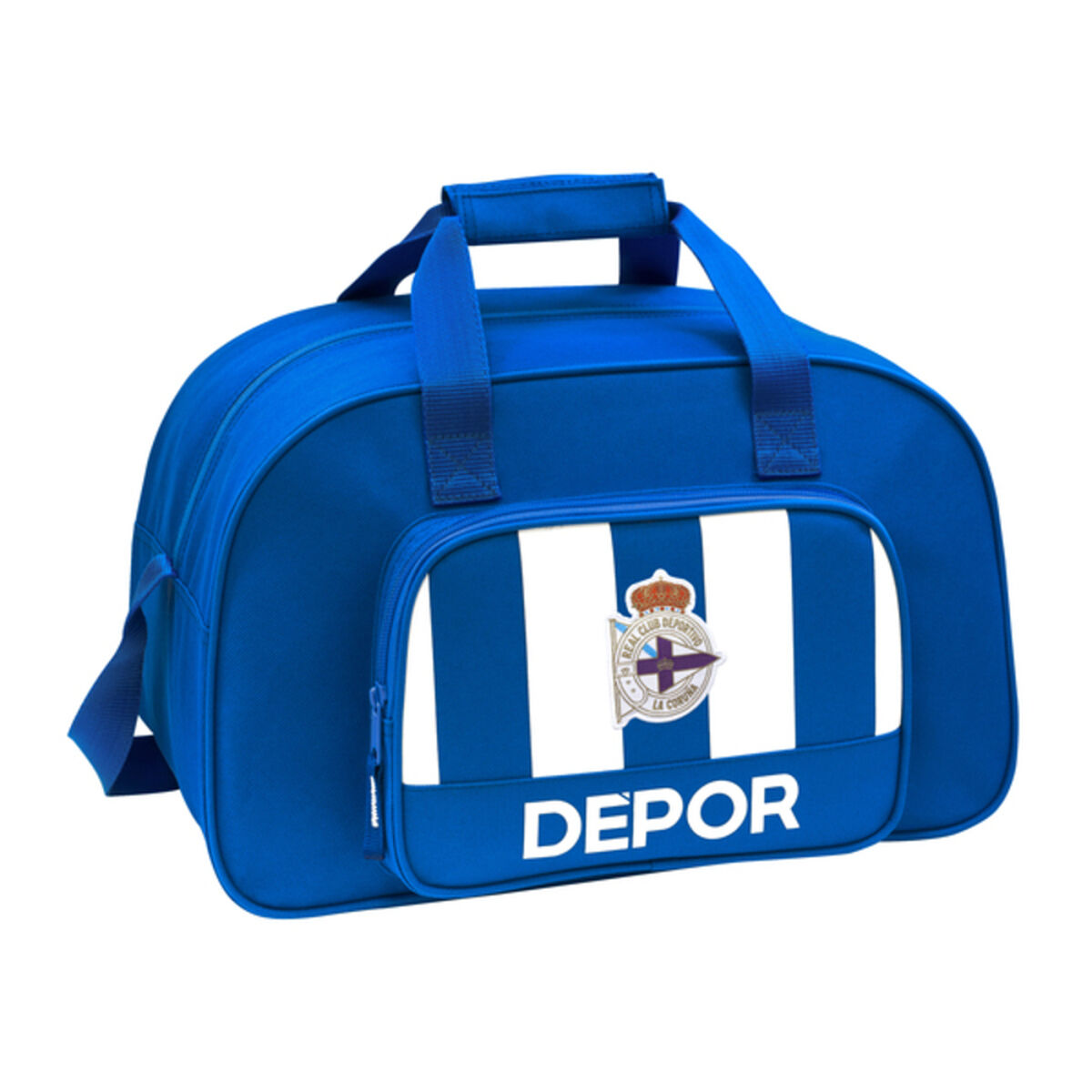Sports bag R. C. Deportivo de La Coruña Blue White (40 x 24 x 23 cm) Sports bag R. C. Deportivo de La Coruña Blue White (40 x 24 x 23 cm)