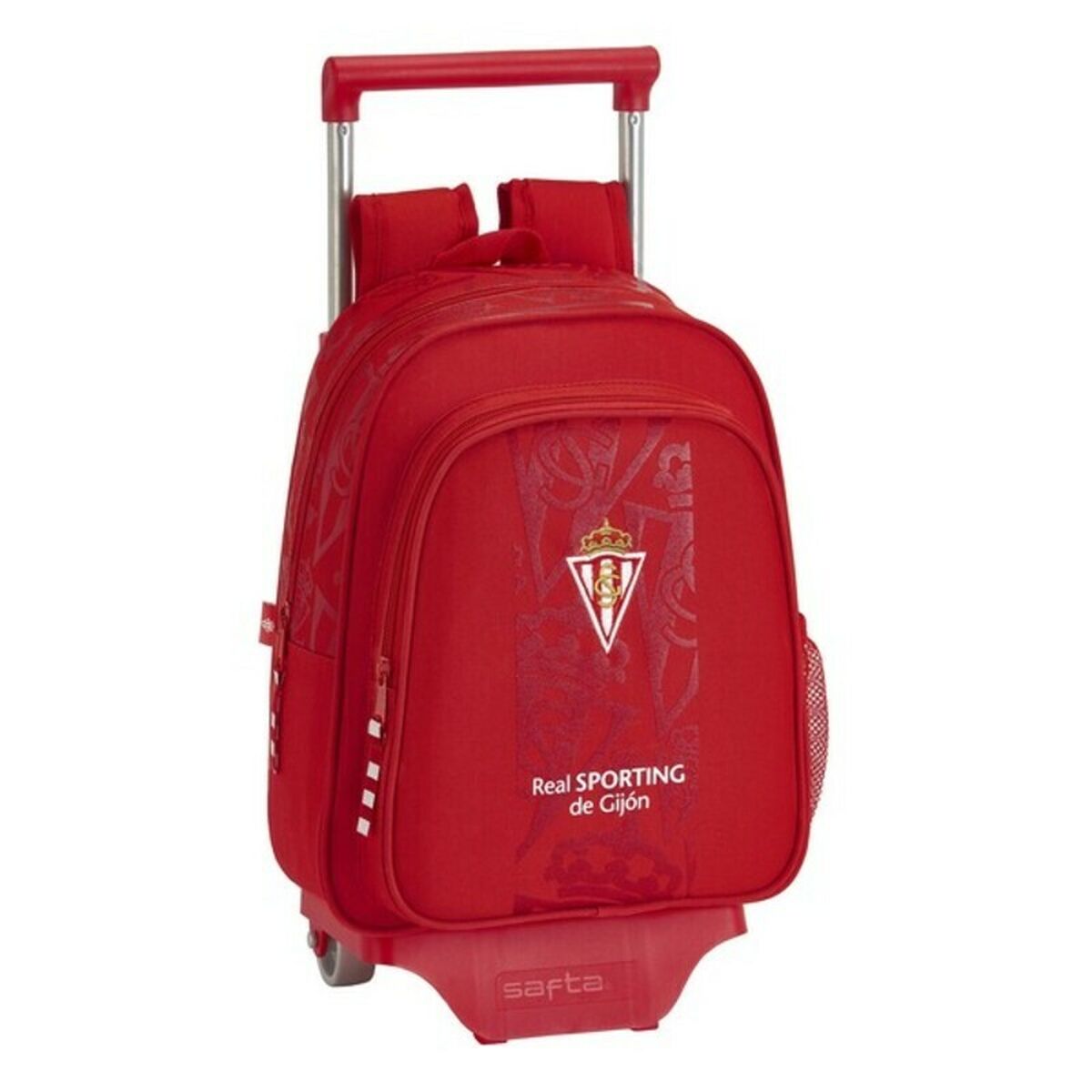 School Rucksack with Wheels 705 Real Sporting de Gijón Red School Rucksack with Wheels 705 Real Sporting de Gijón Red