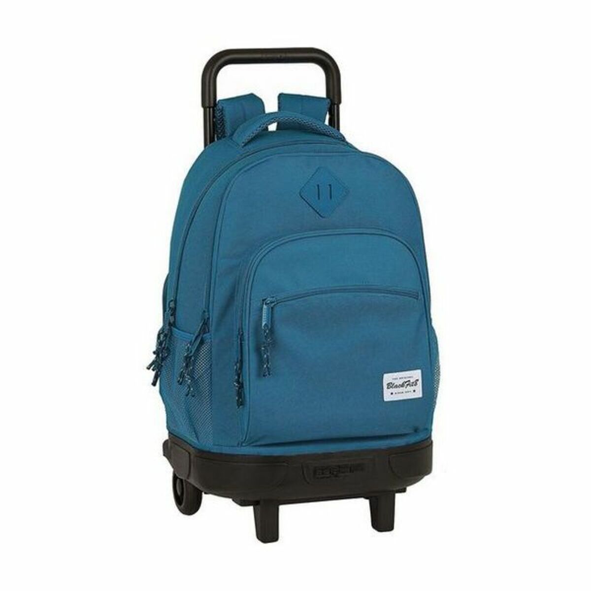 School Rucksack with Wheels Compact BlackFit8 Egeo Blue 33 X 45 X 22 cm School Rucksack with Wheels Compact BlackFit8 Egeo Blue 33 X 45 X 22 cm