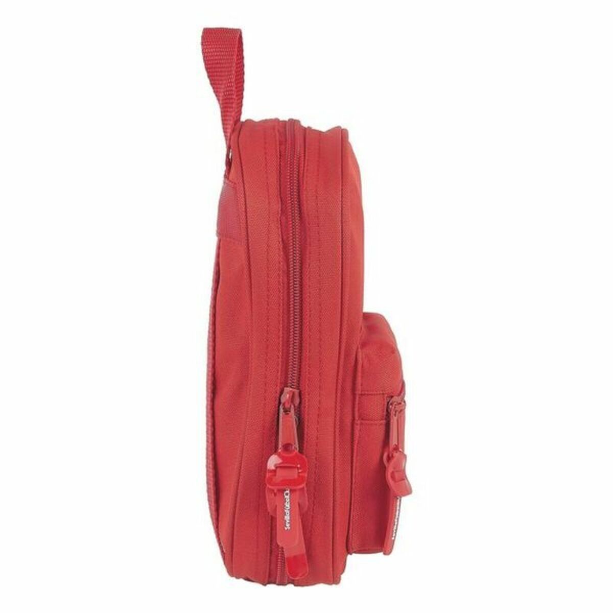 Backpack Pencil Case Sevilla FÃºtbol Club M747 Red 12 x 23 x 5 cm (33 Pieces)