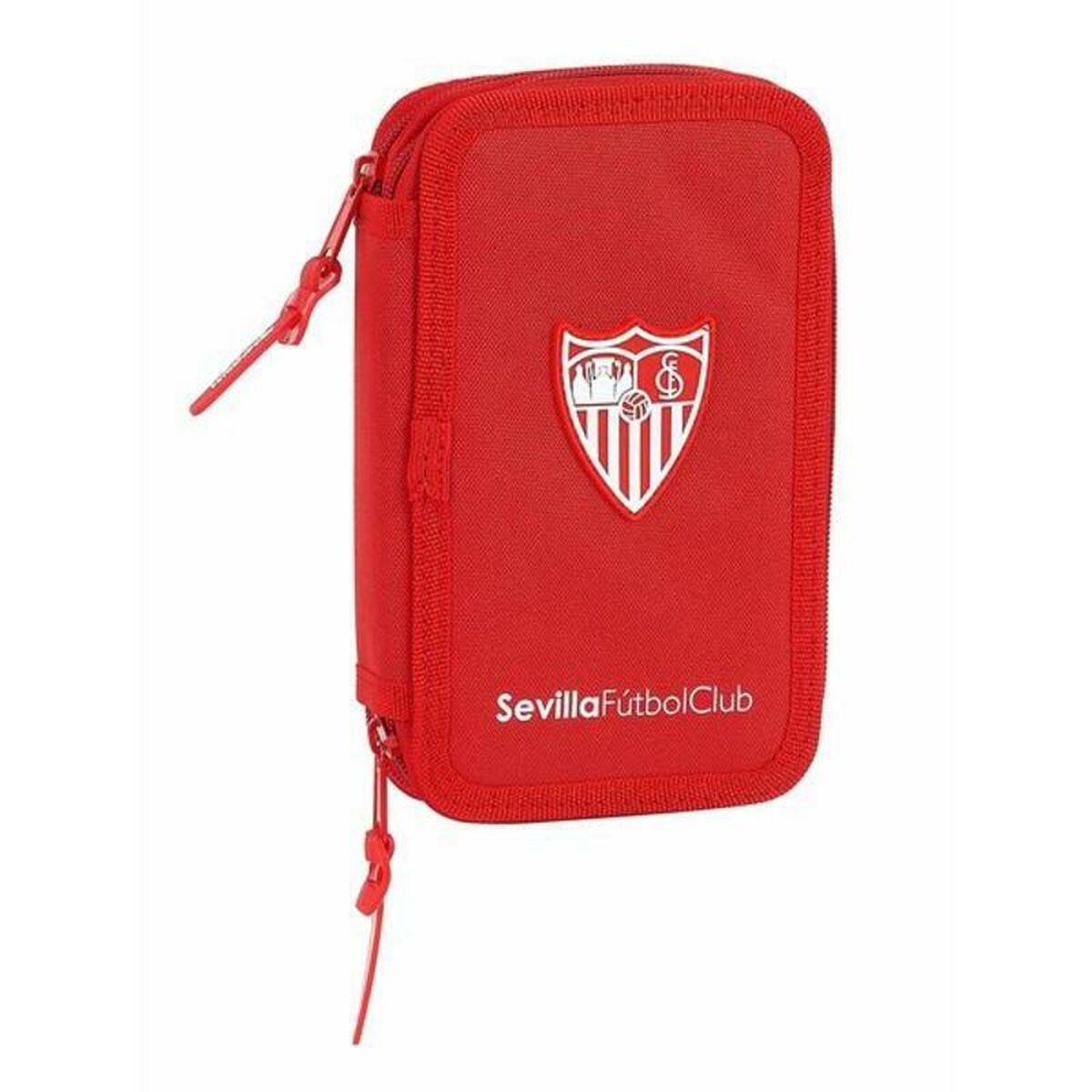 Double Pencil Case Sevilla Fútbol Club M854 Red 12.5 x 19.5 x 4 cm (28 Pieces) Double Pencil Case Sevilla Fútbol Club M854 Red 12.5 x 19.5 x 4 cm (28 Pieces)