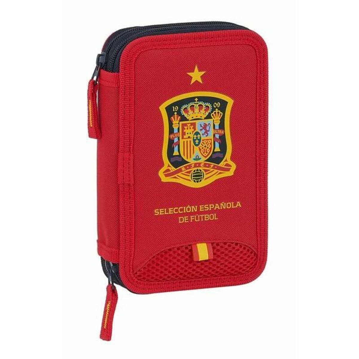 Double Pencil Case RFEF M854 Red 12.5 x 19.5 x 4 cm (28 Pieces) Double Pencil Case RFEF M854 Red 12.5 x 19.5 x 4 cm (28 Pieces)